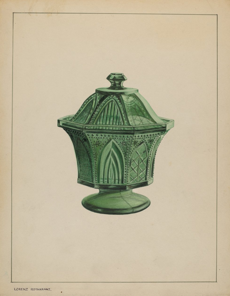 sukkerskål, ca. 1937. af Giacinto Capelli