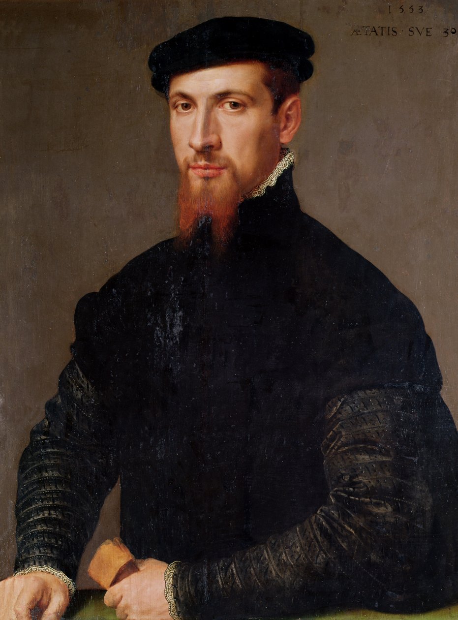 Portræt af Simon Renard (ca. 1513-73) 1553 af Giacomo Antonio Moro