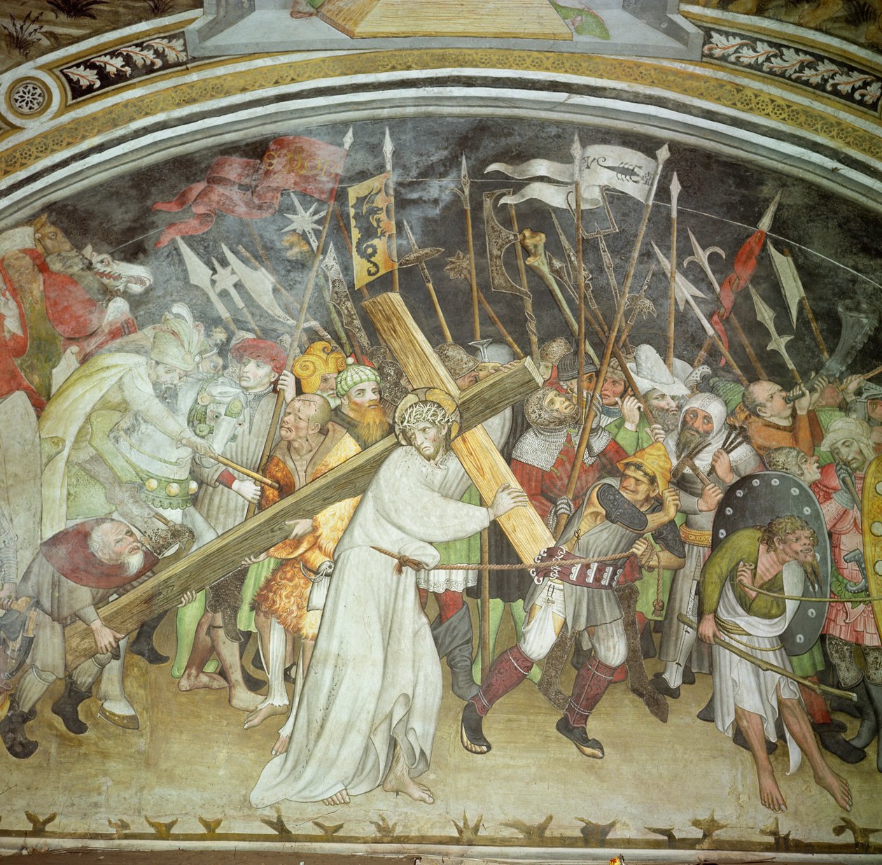 Vejen til Golgata (se 130504 for detaljer) af Giacomo Jaquerio