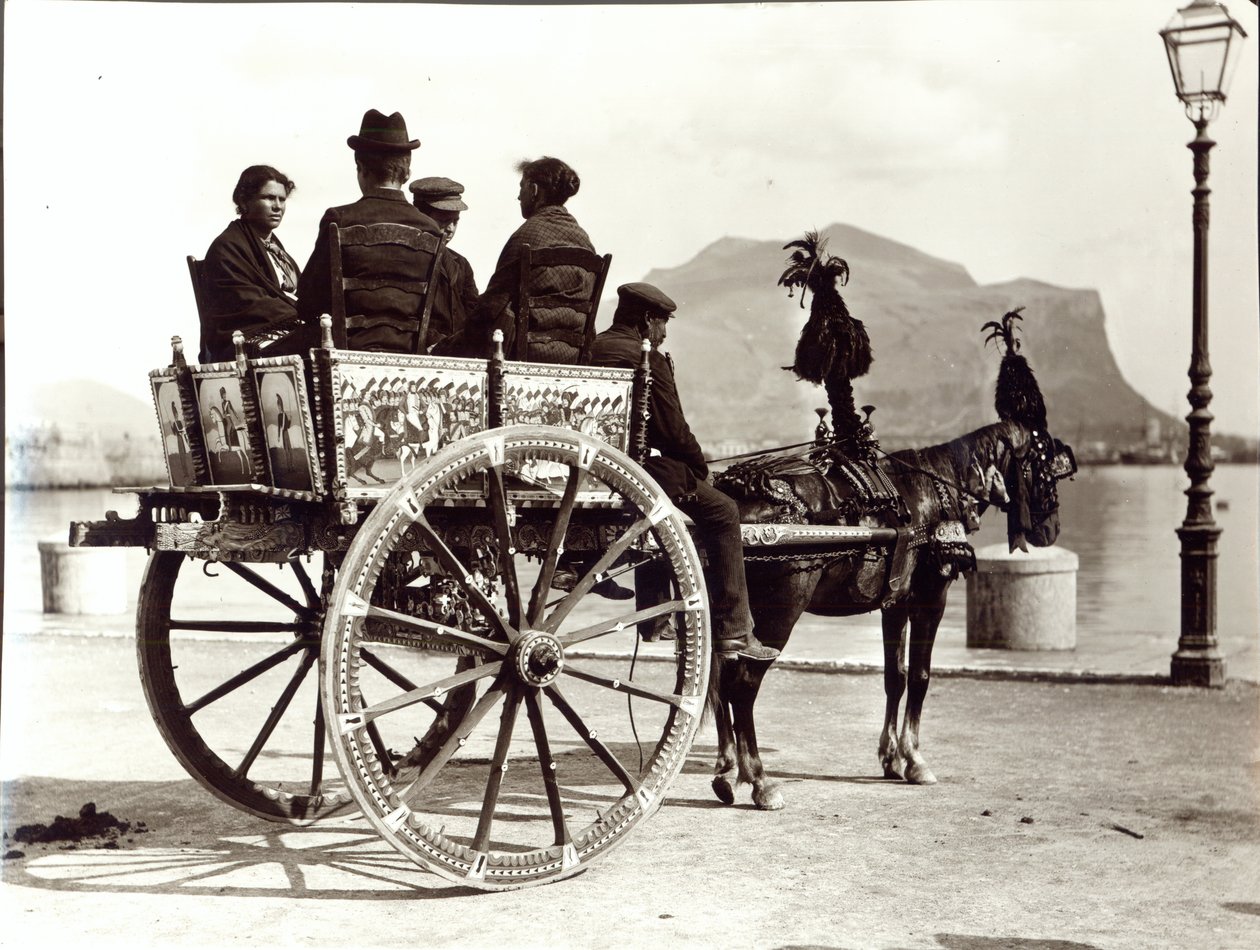 Sicilian Cart, fra Life in Palermo af Giacomo Brogi