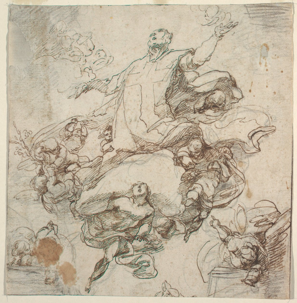 Glorificering af St. Filippo Neri af Giacomo Farelli