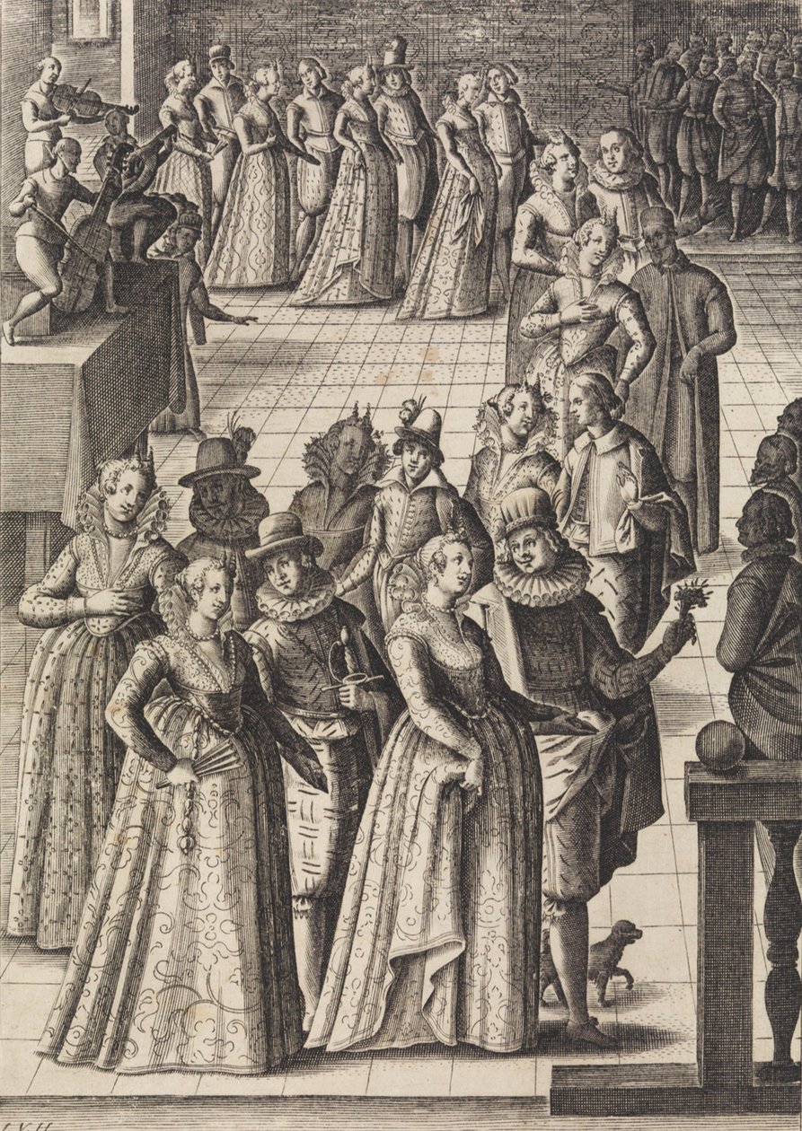 Fester eller dans ..., ca. 1610. af Giacomo Franco