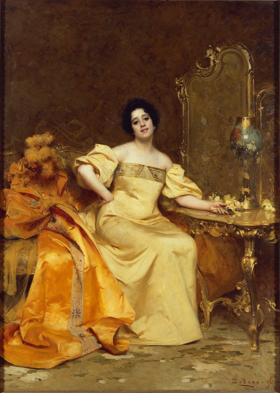 Skuespillerinde Virginia Reiter af Giacomo Grosso af Giacomo Grosso