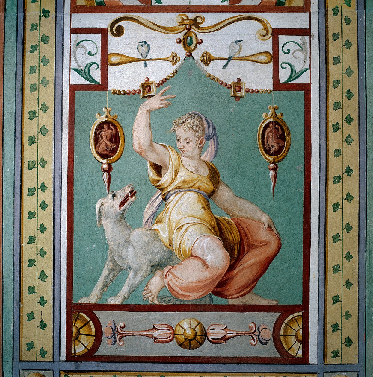 Allegory of Fidelity (fresko) af Giallo Fiorentino