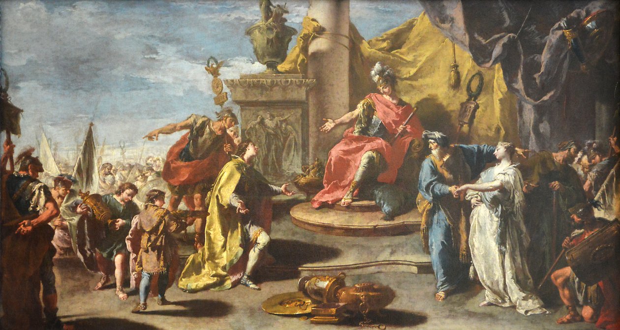 Kontinensen af ​​Scipio af Giambattista Pittoni