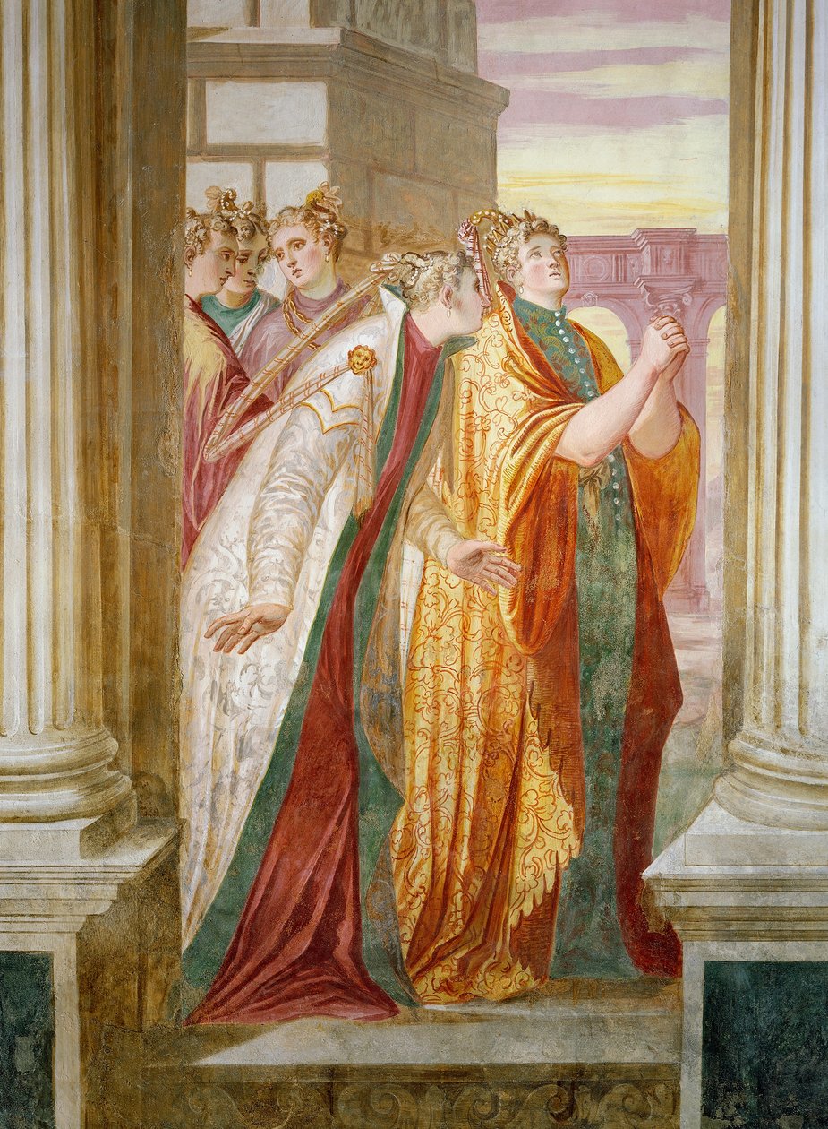 Sophonisba i tårer af Giambattista Zelotti