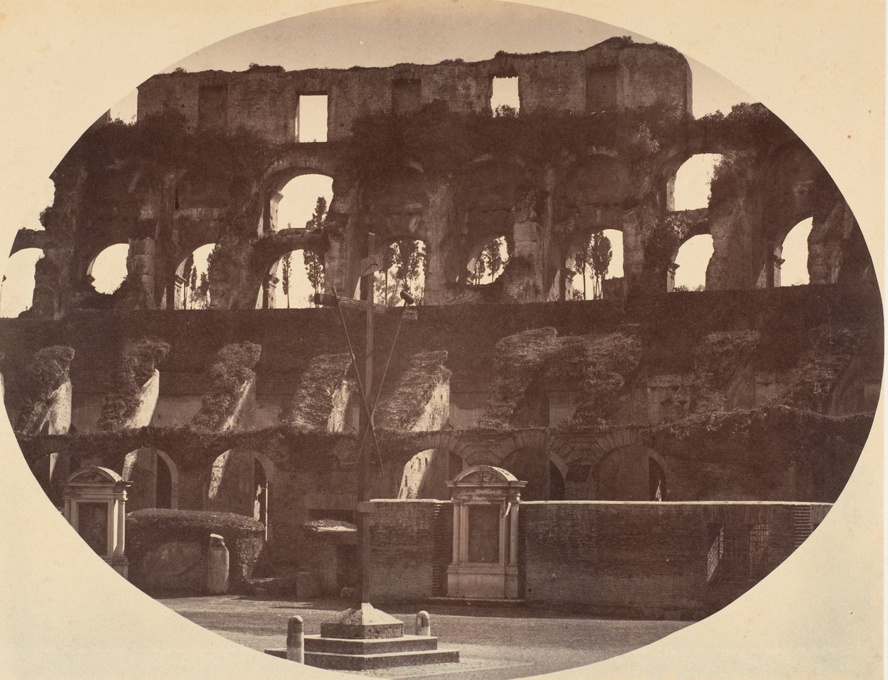 Interiør af Colosseum, 1850