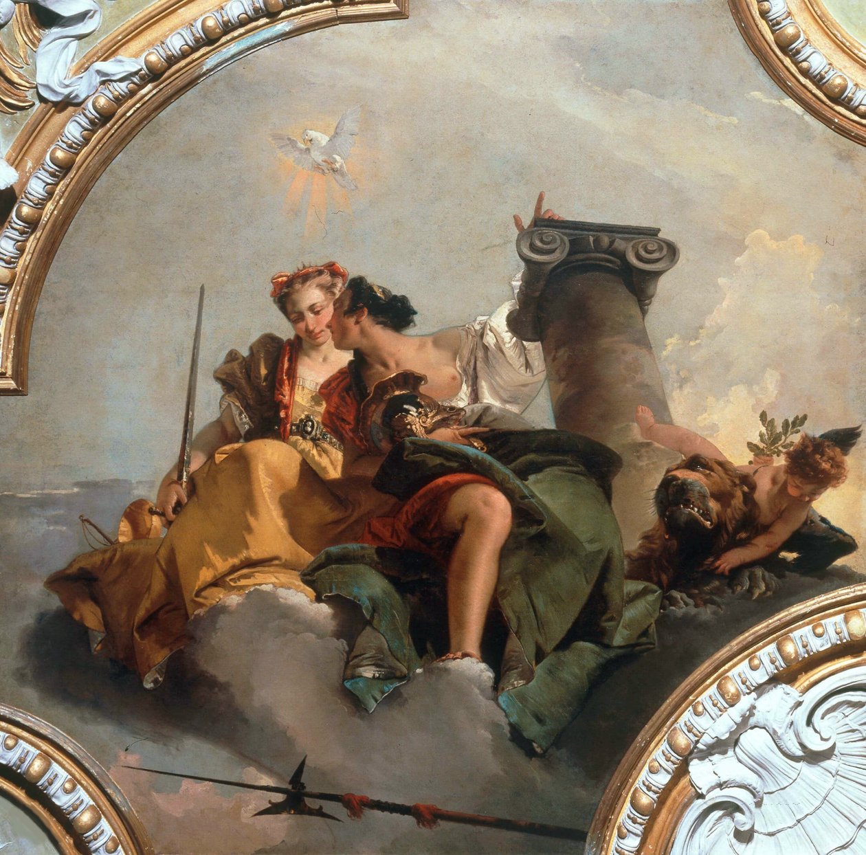 Mod og retfærdighed, 1744. af Giambattista Tiepolo