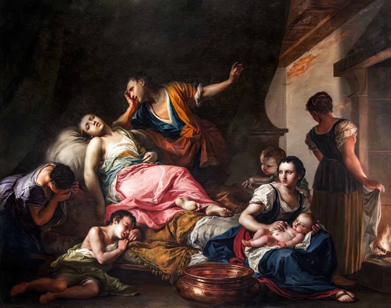 Rachels død af Giambettino Cignaroli