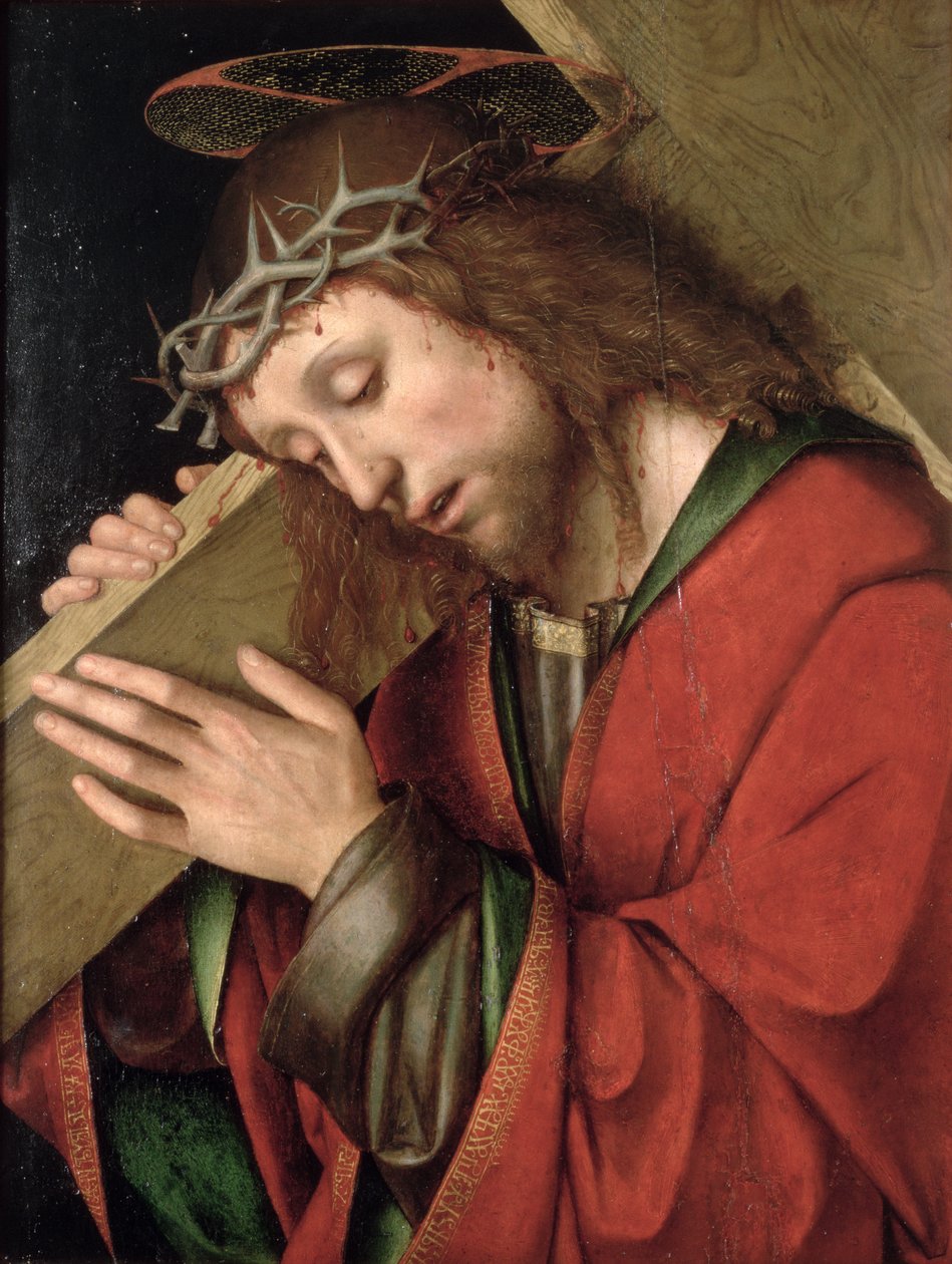 Kristus bærer korset (panel) af Gian Francesco de