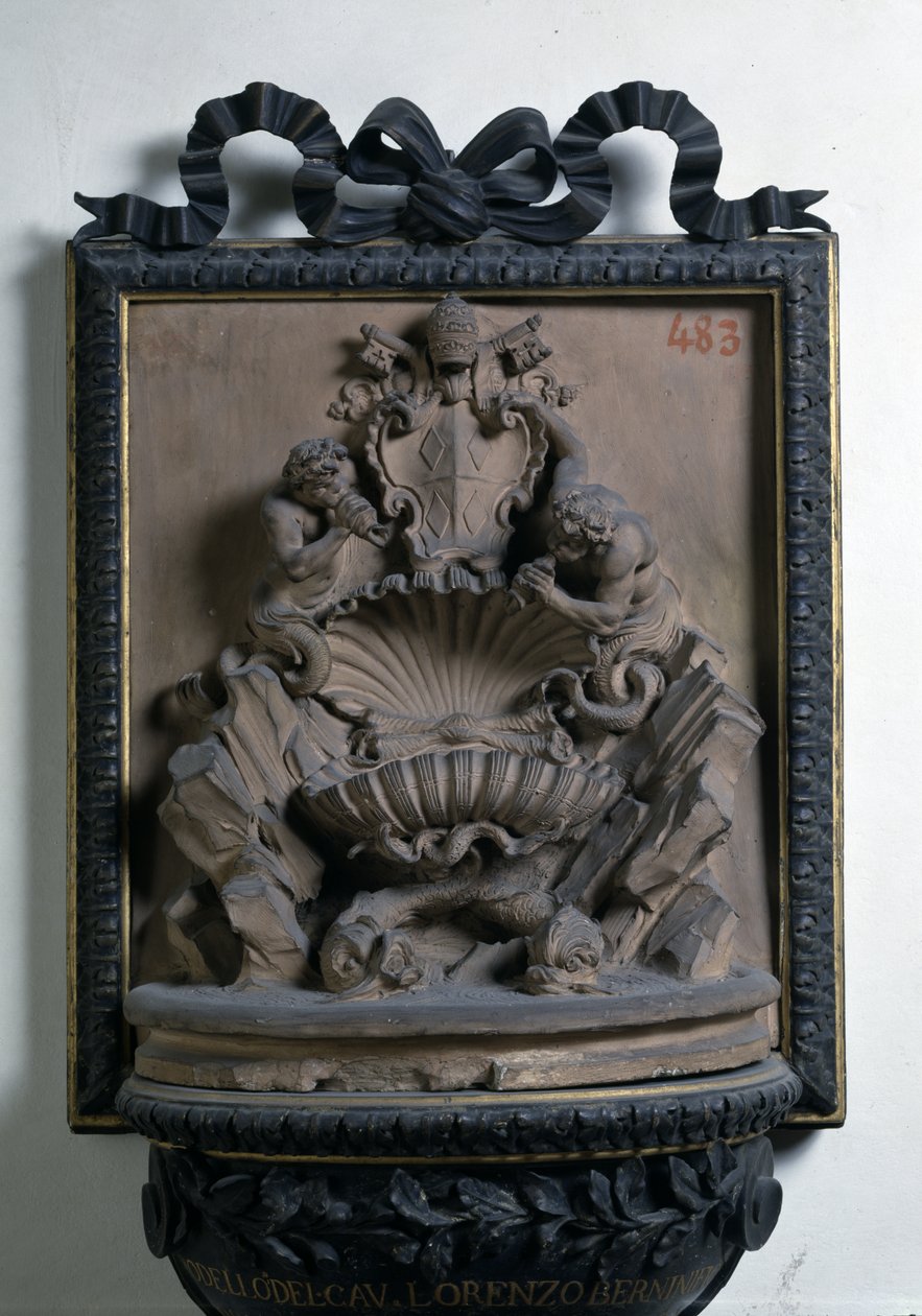 Modeller til Altamoro-fontænen (terracotta) af Gian Lorenzo Bernini