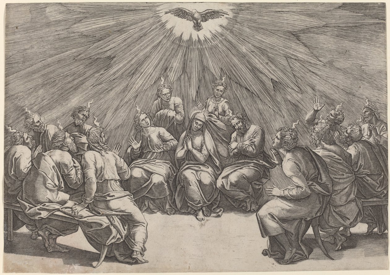 pinse af Gian Jacopo Caraglio after Raphael