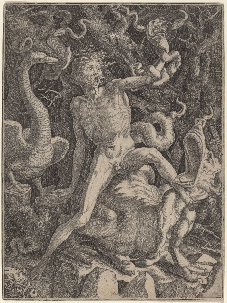 Raseri af Gian Jacopo Caraglio after Rosso Fiorentino