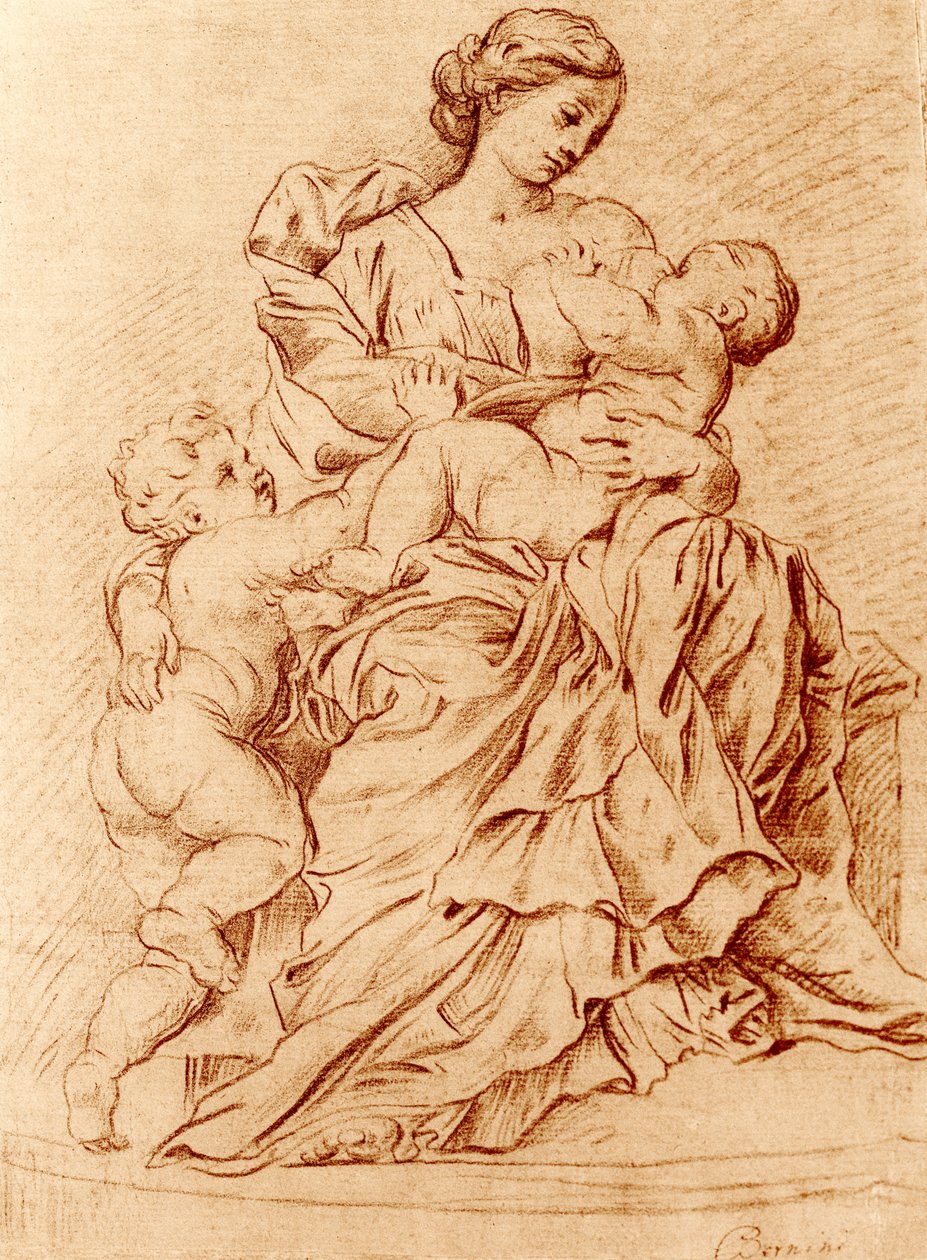 Caritas af Gian Lorenzo Bernini