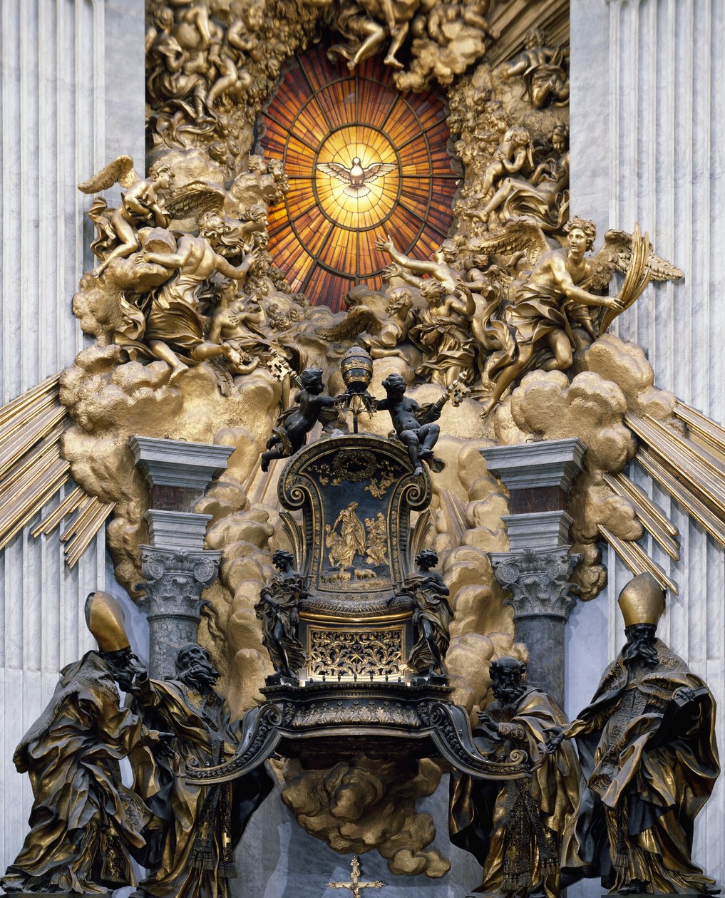 St Peters stol af Gian Lorenzo Bernini