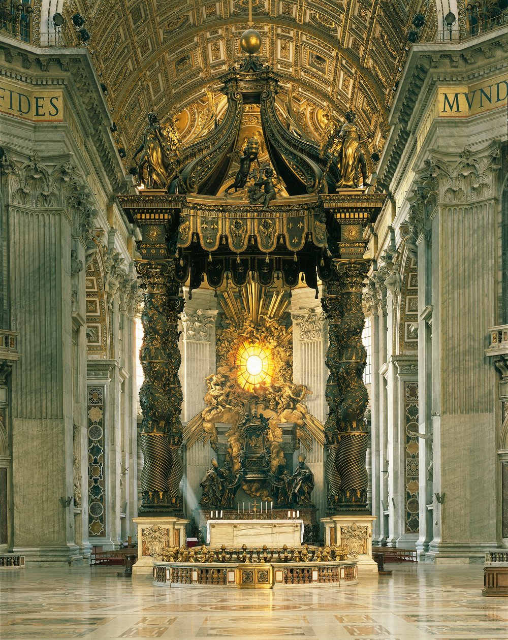 Sankt Peters baldakin (Baldacchino) af Gian Lorenzo Bernini