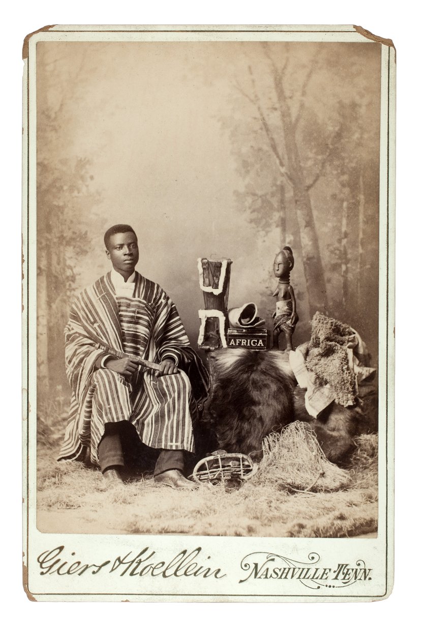 Momolu Massaquoi, Nashville, USA, ca. 1890 (gelatinesølvtryk) af Giers and Koellein