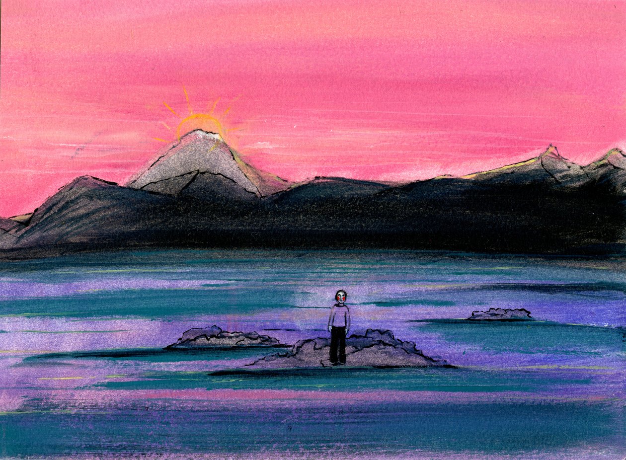 Study For A Sunset In A Foreign Land, 2004, af Gigi Sudbury