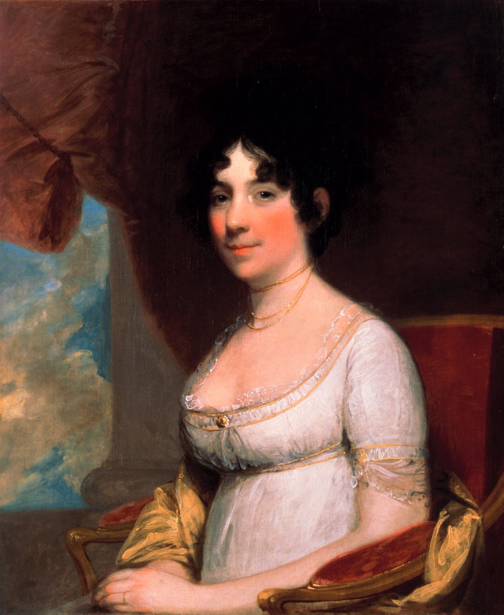 Dolley Payne Madison (Fru James Madison) af Gilbert Stuart