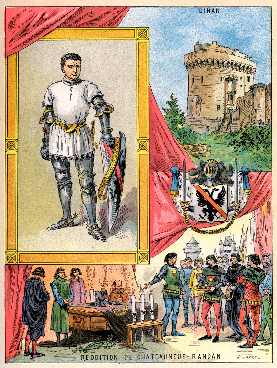 Bertrand du Guesclin, bretonsk ridder, 1898 af Gilbert