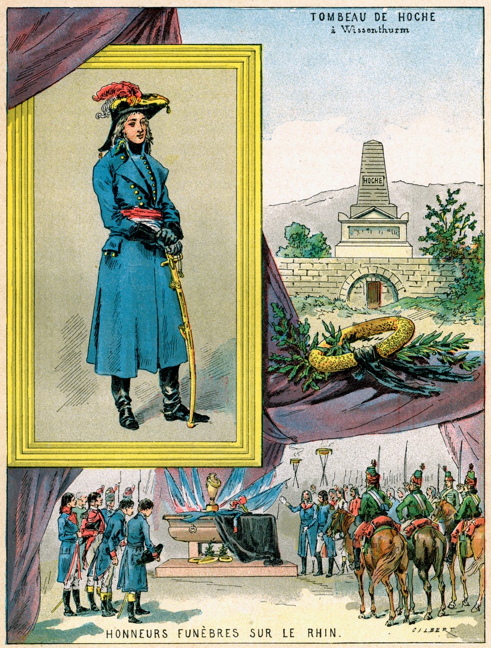 Lazare Hoche, fransk soldat, 1898 af Gilbert