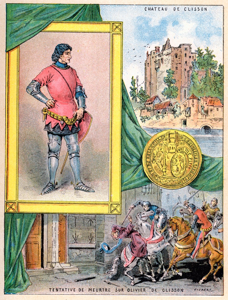 Olivier de Clisson, fransk soldat, 1898 af Gilbert