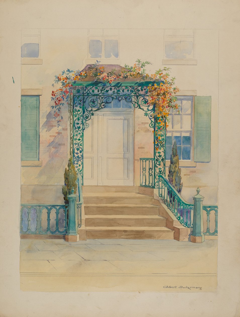 Ornamental jern, ca. 1936. af Gilbert Sackerman
