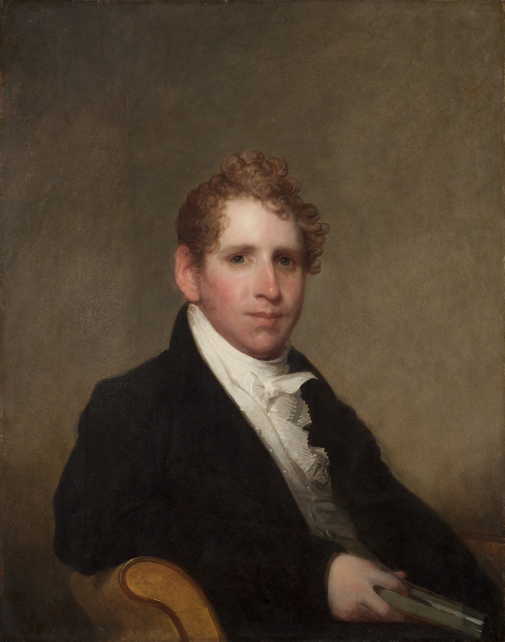 Dr. James Stuart, ca. 1815 (olie på træ) af Gilbert Stuart