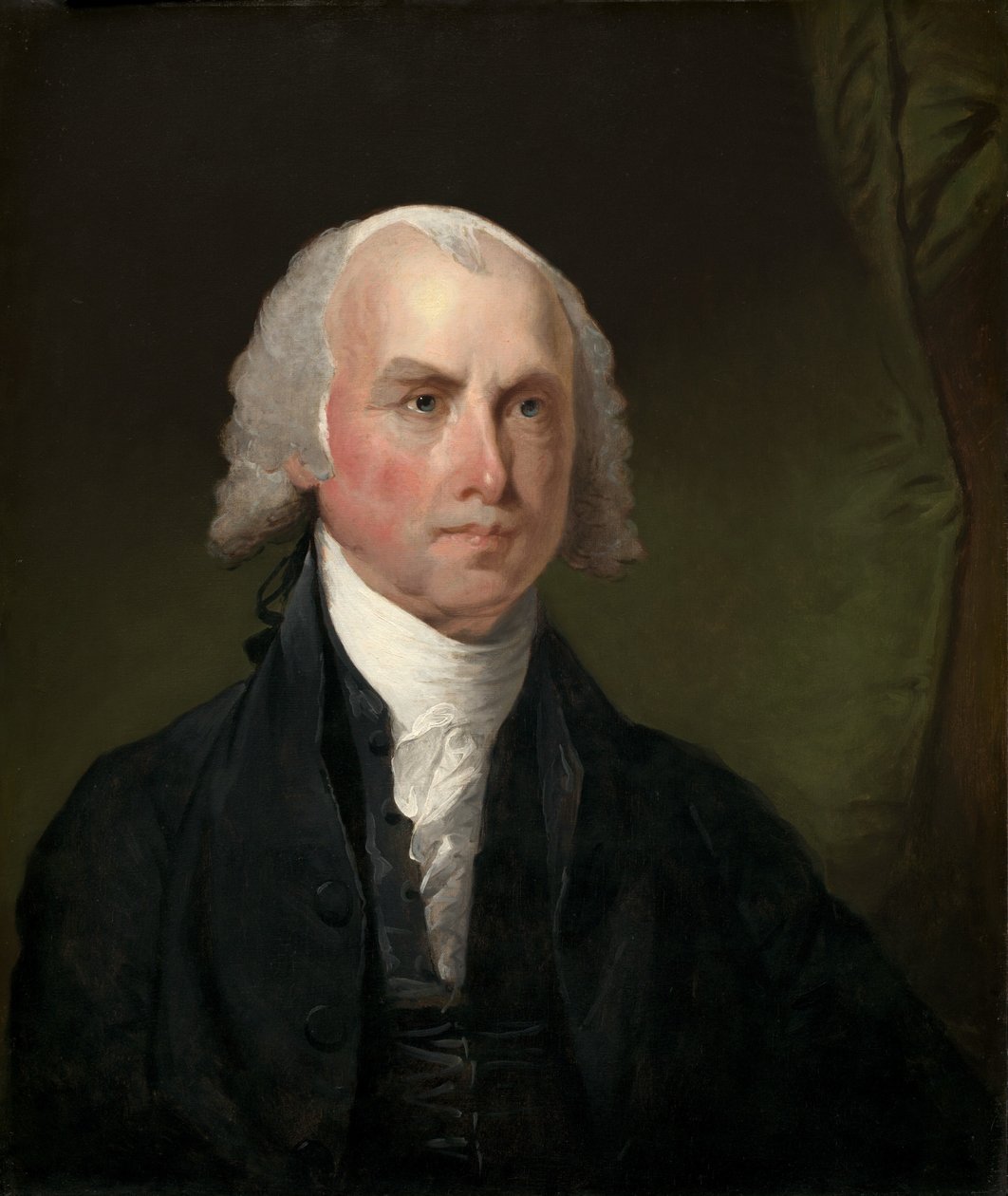 James Madison, ca. 1821. af Gilbert Stuart