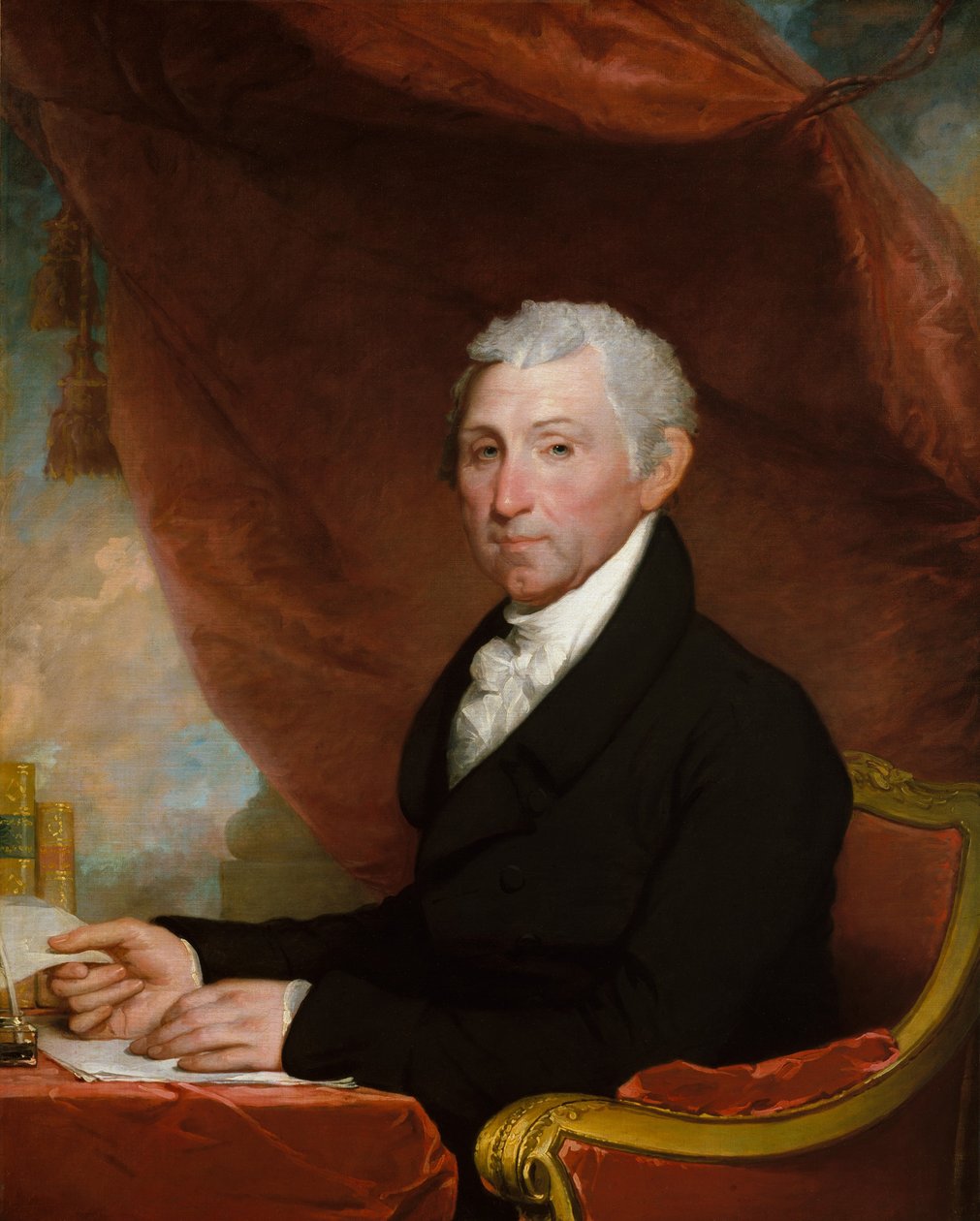 James Monroe, ca. 1820-22 (olie på lærred) af Gilbert Stuart