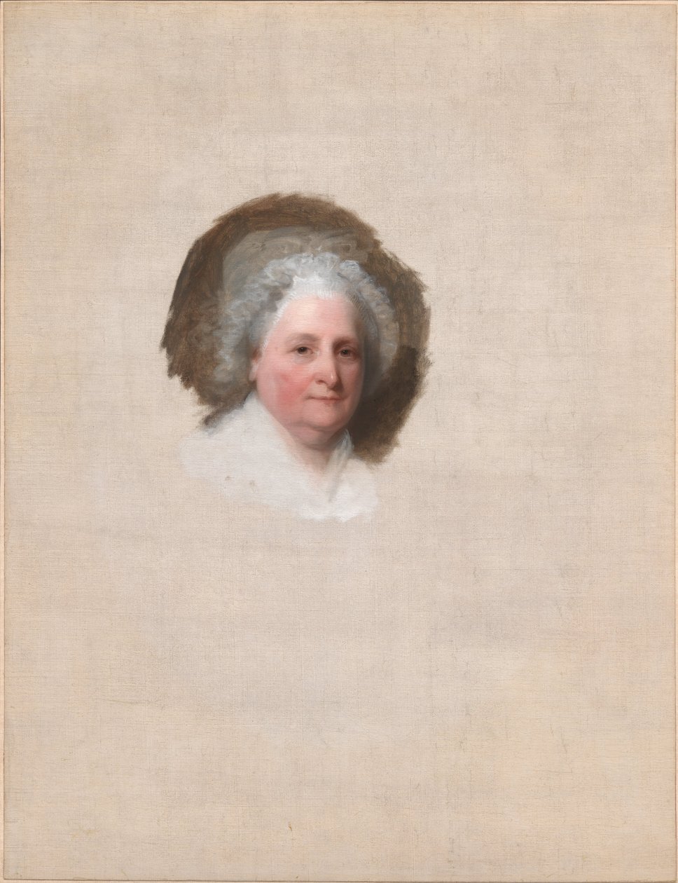 Martha Washington (The Athenaeum Portrait) af Gilbert Stuart