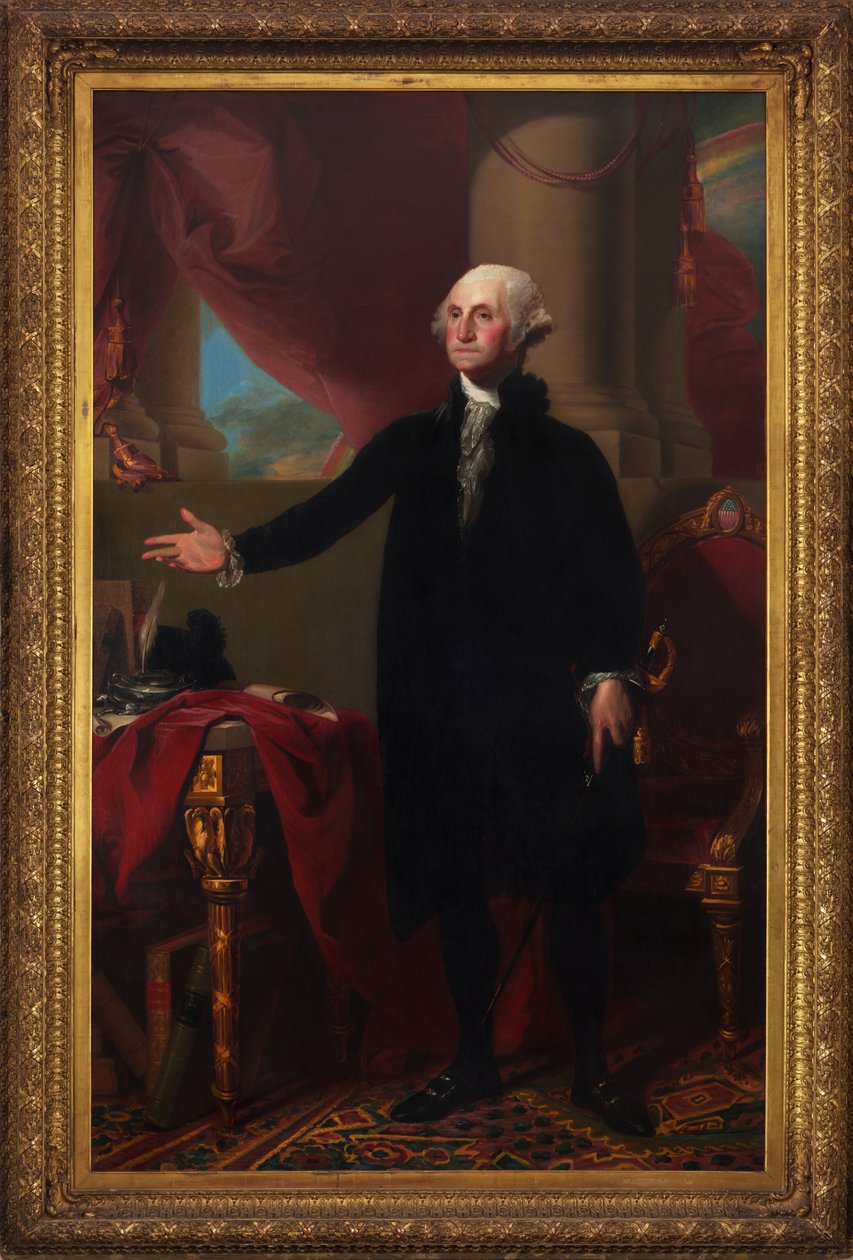 Portræt af George Washington, 1796 af Gilbert Stuart