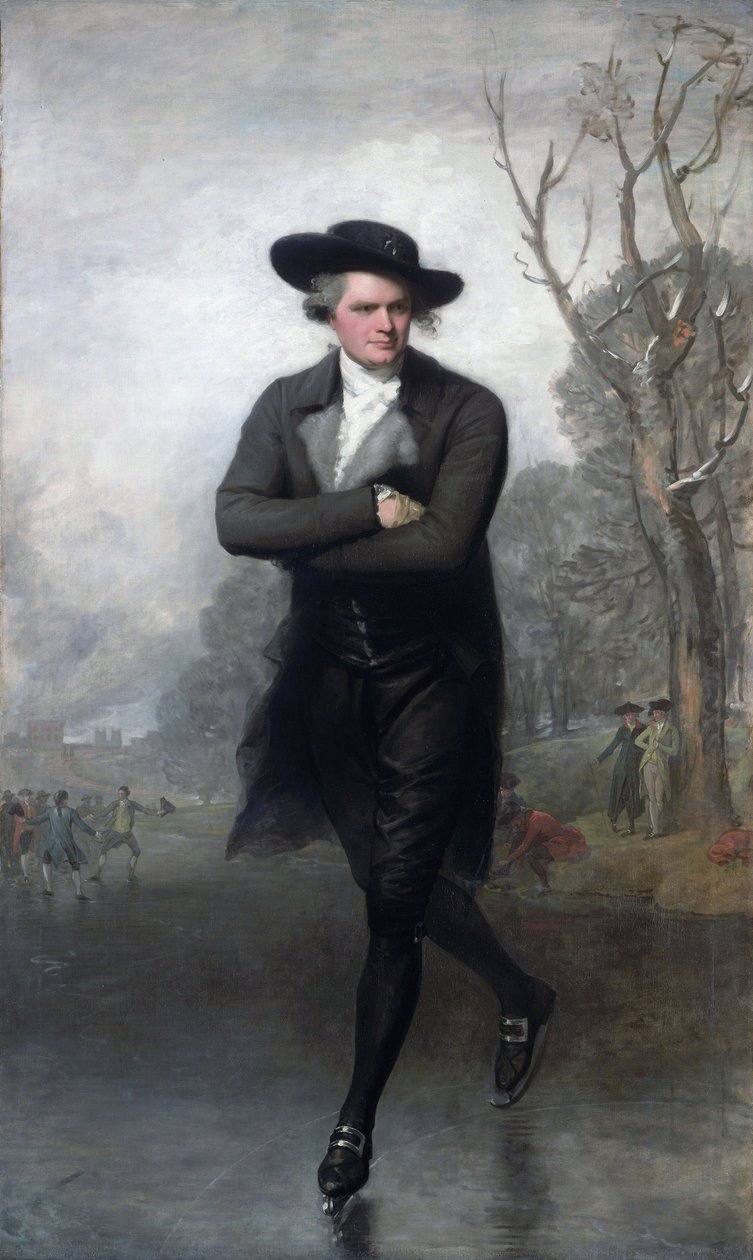 Skøjteløberen (portræt af William Grant) af Gilbert Stuart