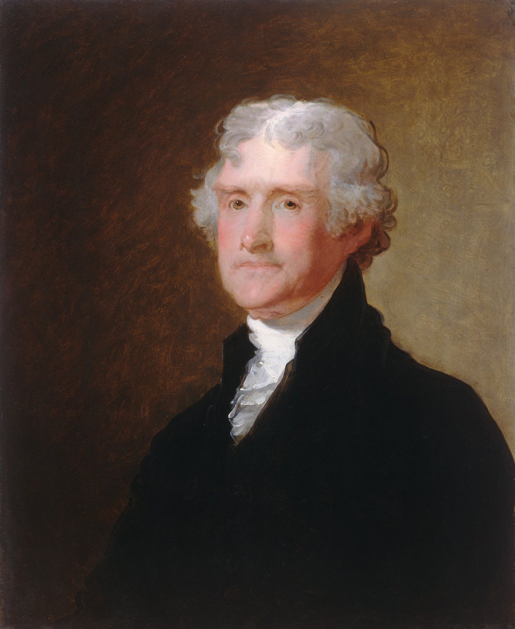 Thomas Jefferson, ca. 1821. af Gilbert Stuart