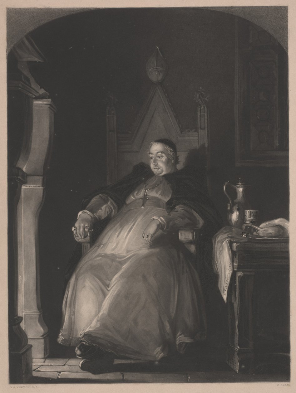 Abbott Boniface af Gilbert Stuart Newton