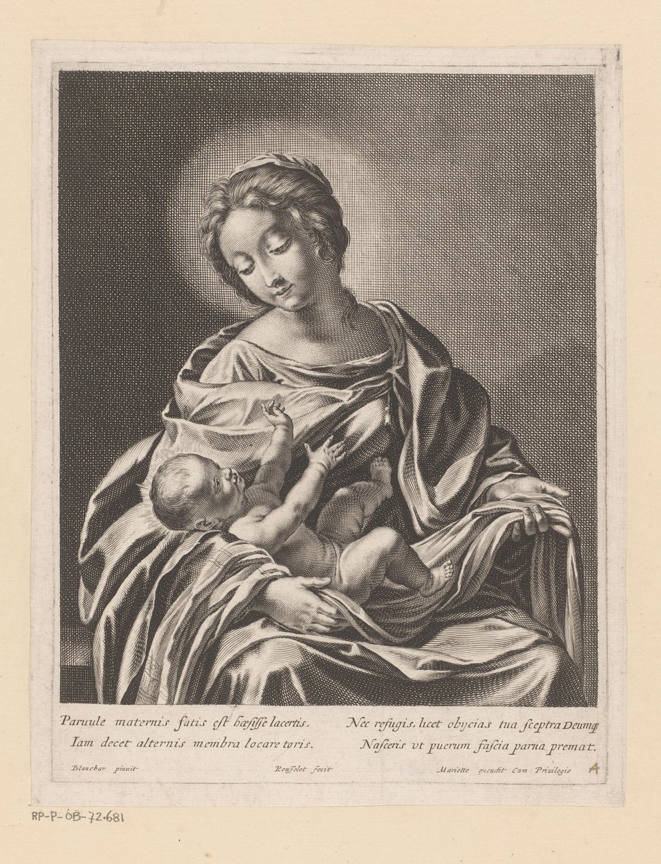 Mary med barn af Gilles Rousselet