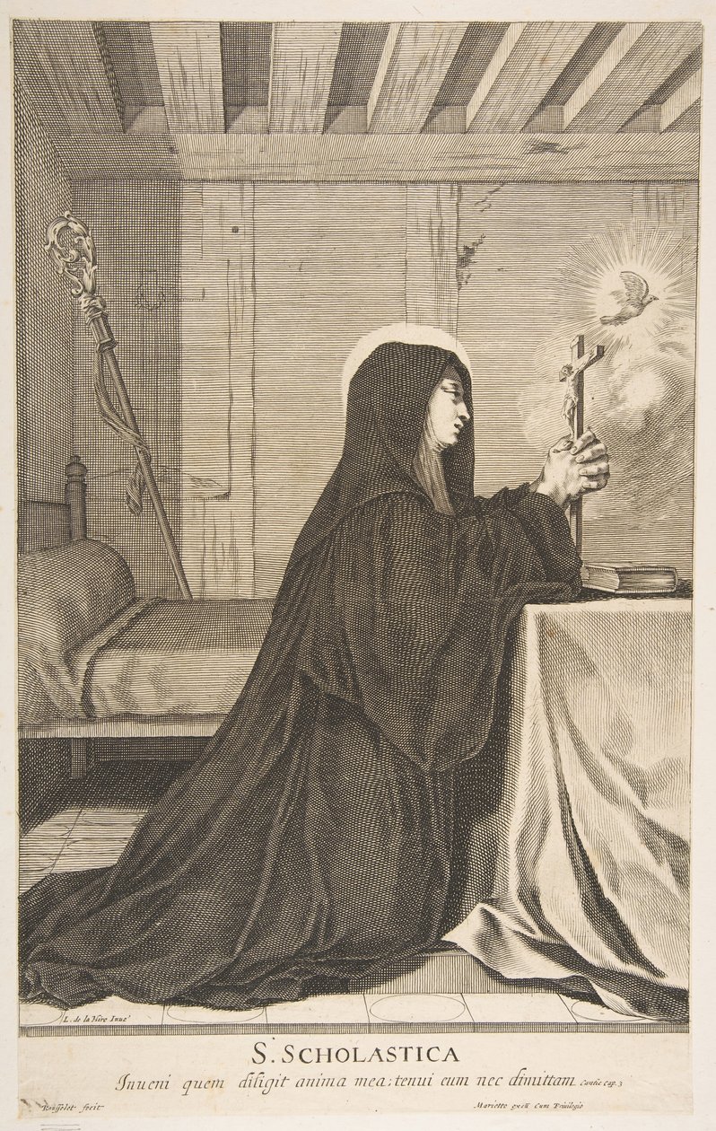 St. Scholastica. af Gilles Rousselet