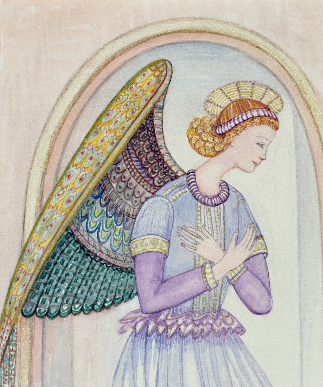Angel, 1995 (wc) af Gillian Lawson
