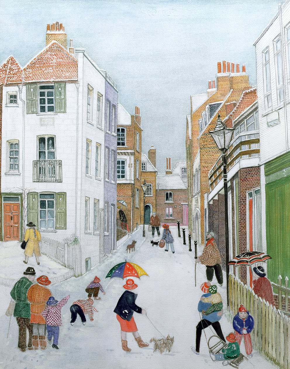 The Mount, Hampstead, 1990 af Gillian Lawson
