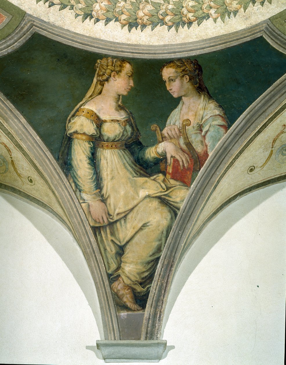 Muser, Apollons kammer og muserne af Giorgio Vasari