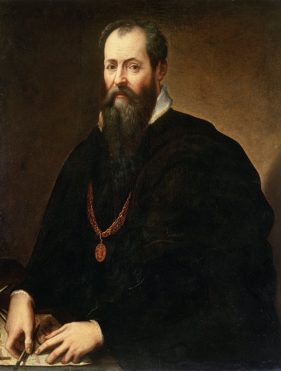Selvportræt, 1566-68 af Giorgio Vasari