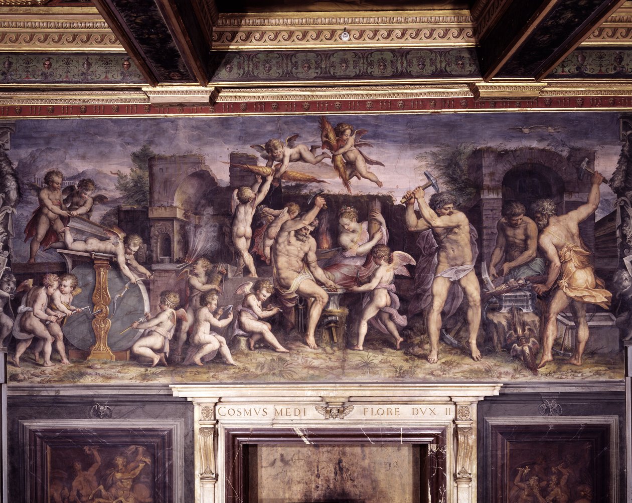 Vulkaner smeder af Giorgio Vasari