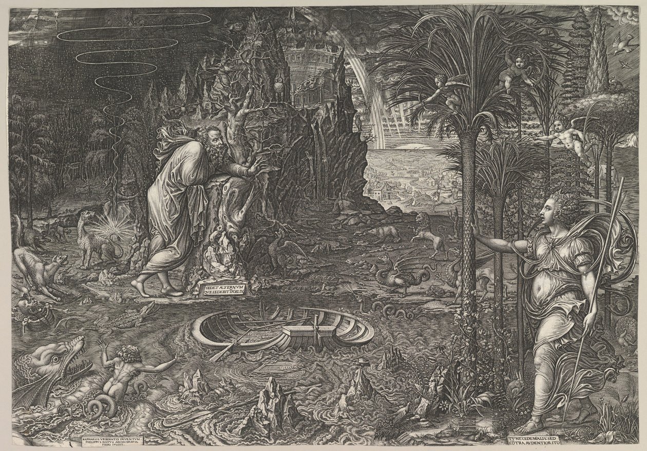 Allegory of Life, 1561. af Giorgio Ghisi