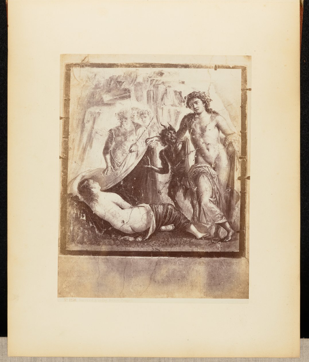 Frisk Bacchus og Ariadne Pompeji af Giorgio Sommer