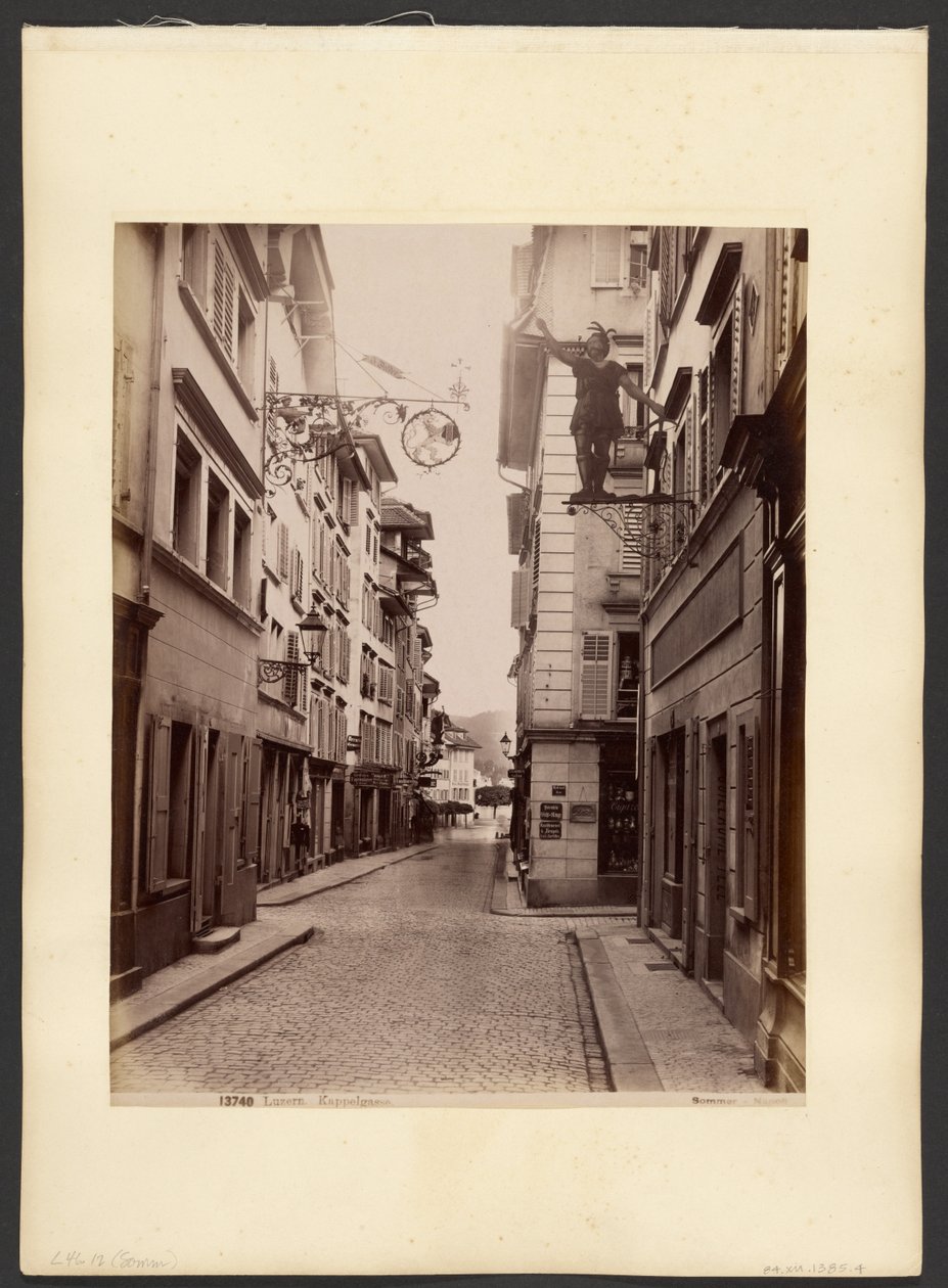 Luzern, Kappelgasse af Giorgio Sommer