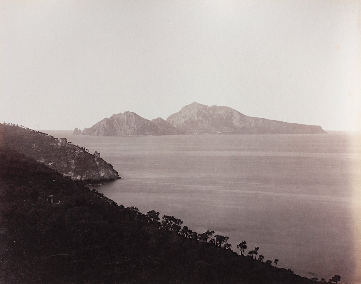 Udsigt over Capri af Giorgio Sommer