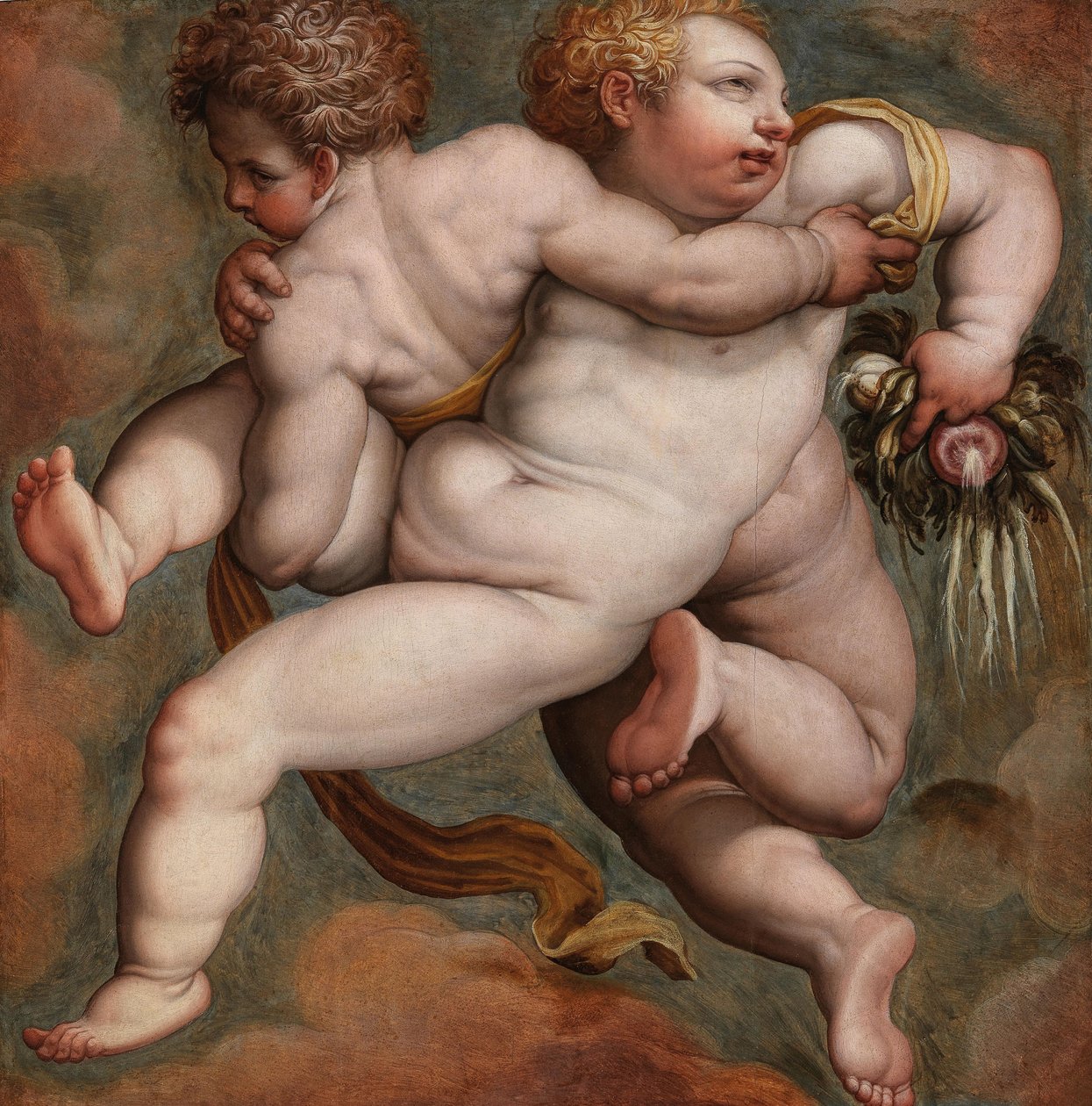 Allegori om vinteren. af Giorgio Vasari