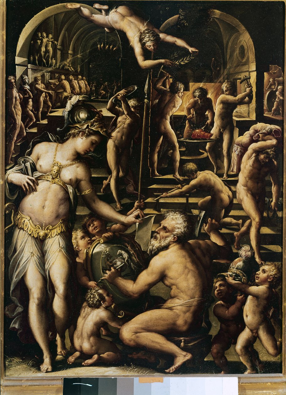 Vulcanos smedje af Giorgio Vasari