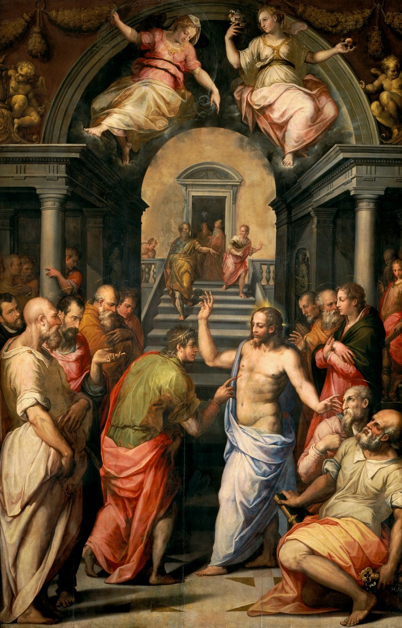 The Incredulity of St. Thomas, 1572 af Giorgio Vasari