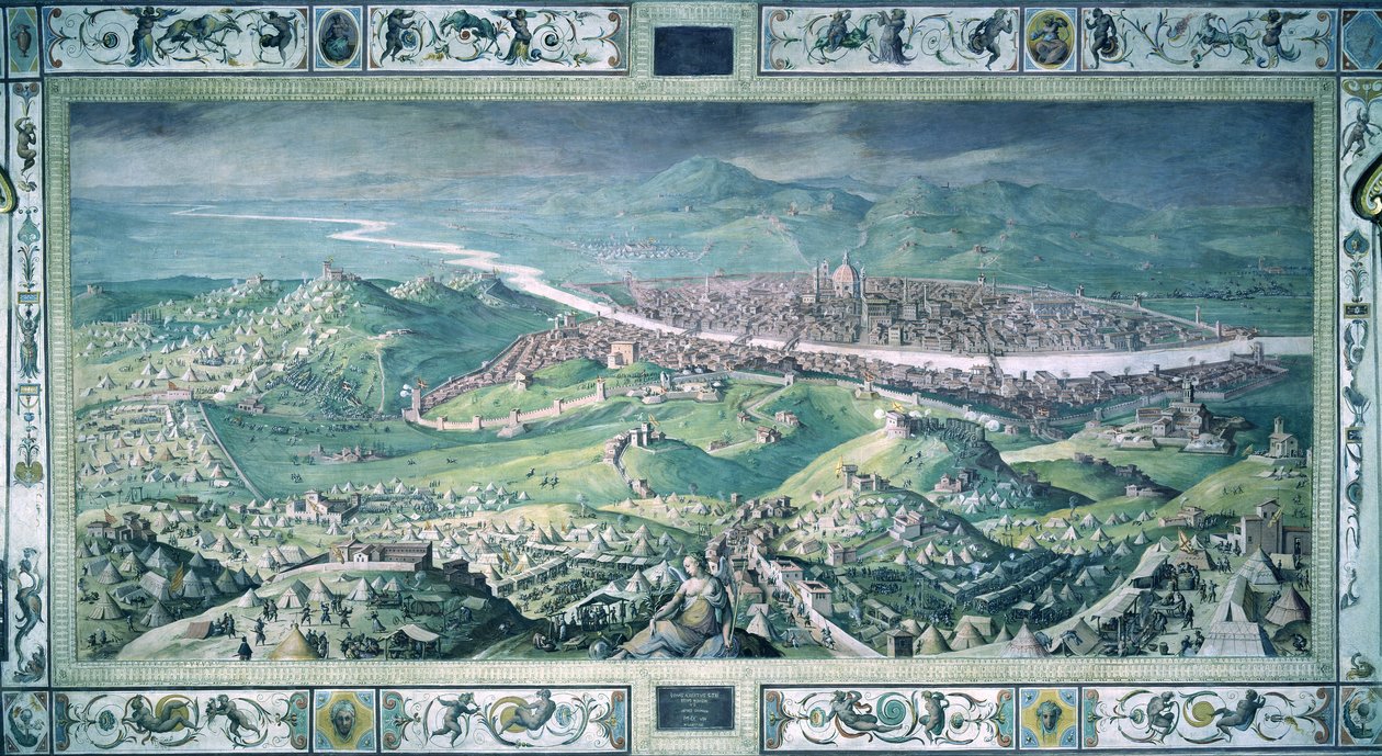 Belejringen af Firenze af Giorgio Vasari